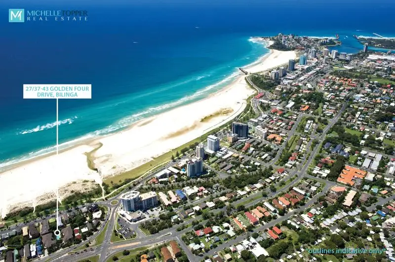 Main view of Homely unit listing, 27/37-43 Golden Four Drive, Bilinga QLD 4225