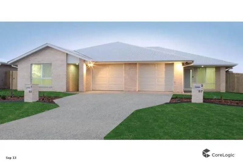 Main view of Homely semi-detached listing, 1/57 Reibelt Drive, Caboolture QLD 4510