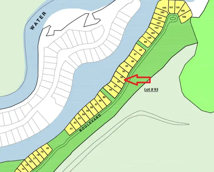 Second view of Homely land listing, Lot 93, 160 Lake Serenity Boulevard, Helensvale QLD 4212