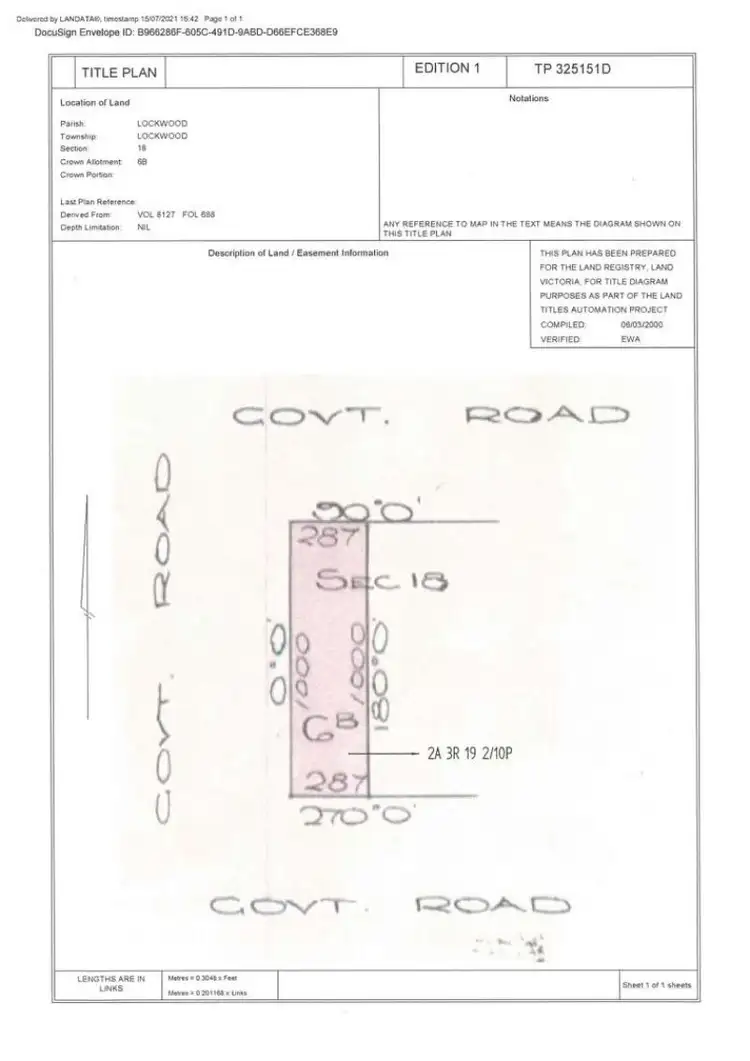 Fourth view of Homely land listing, 7 Hewletts Road, Lockwood South VIC 3551