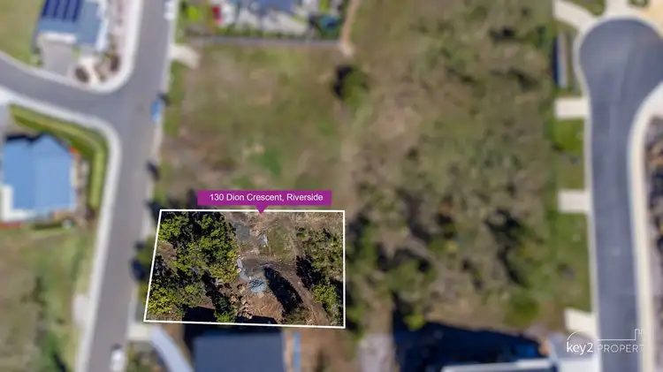 Main view of Homely land listing, 130 Dion Crescent, Riverside TAS 7250
