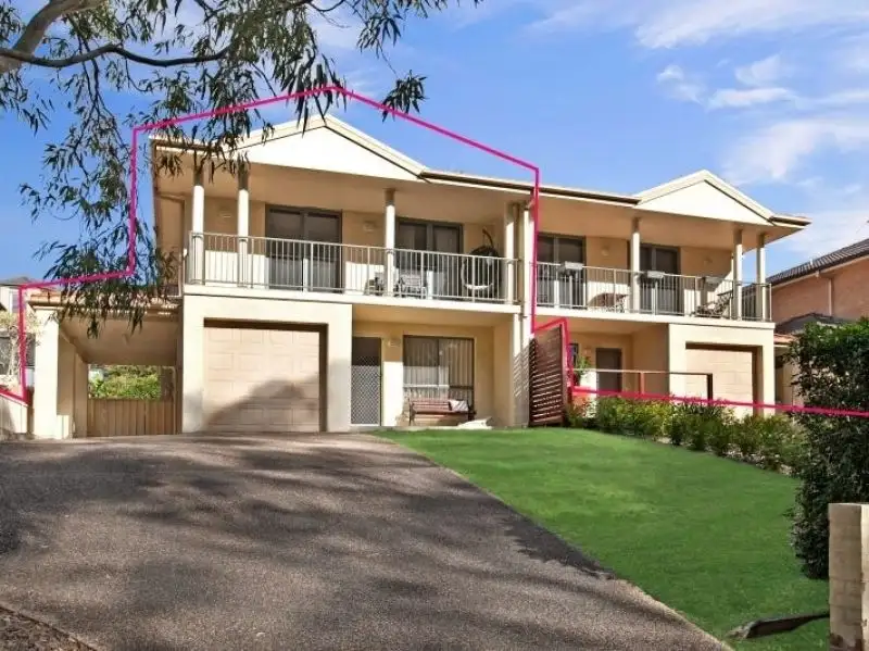 Main view of Homely semi-detached listing, 1/18 Yellowtail Way, Corlette NSW 2315