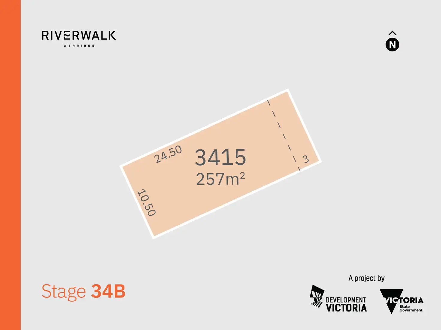 Main view of Homely land listing, Lot 3415 (Riverwalk) Kalyani Street, Werribee VIC 3030