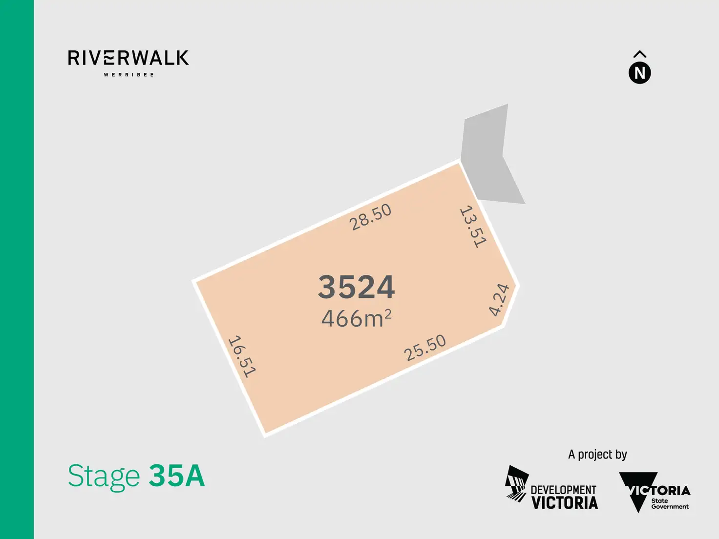 Main view of Homely land listing, Lot 3524 (Riverwalk) Pirka Way, Werribee VIC 3030