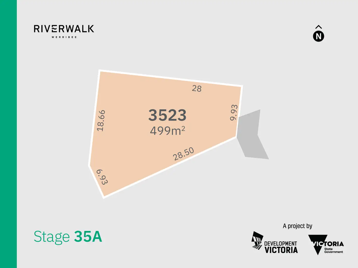 Main view of Homely land listing, Lot 3523 (Riverwalk) Pirka Way, Werribee VIC 3030