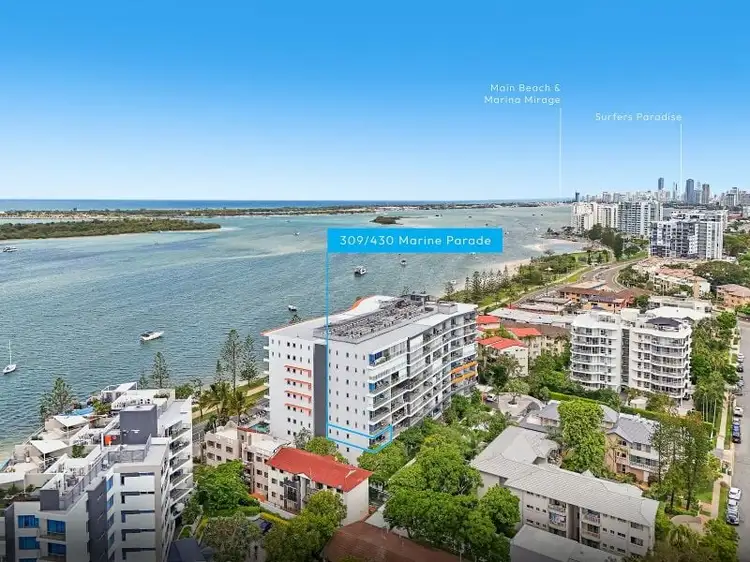 Main view of Homely apartment listing, 309/430 Marine Parade, Biggera Waters QLD 4216