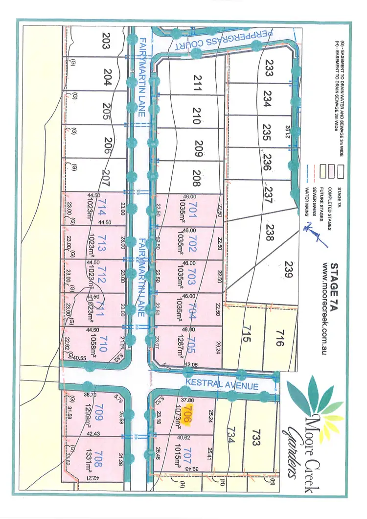 Main view of Homely land listing, Lot 706 Fairymartin Lane, Moore Creek NSW 2340