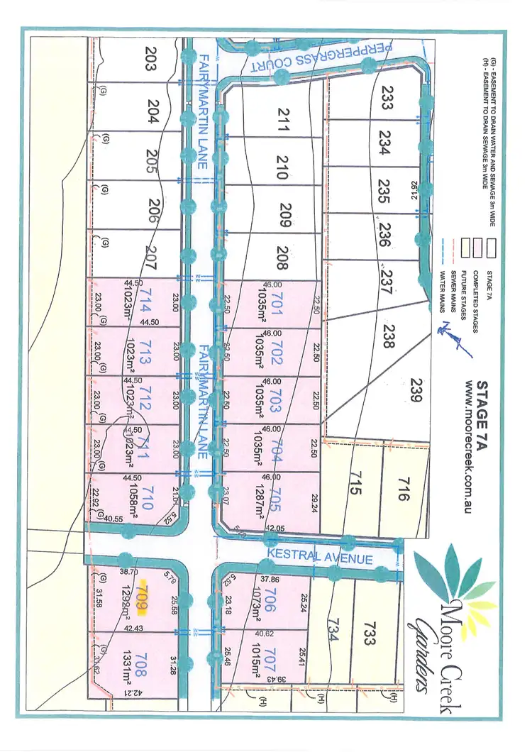 Main view of Homely land listing, Lot 709 Fairymartin Lane, Moore Creek NSW 2340