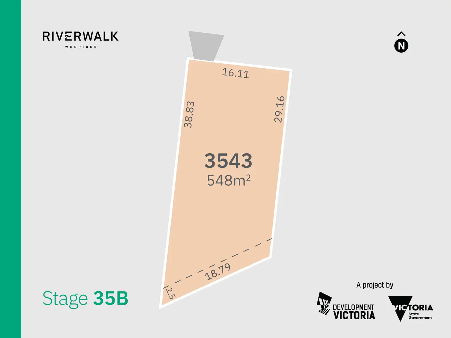 Main view of Homely land listing, Lot 3543 (Riverwalk) Prana Way, Werribee VIC 3030