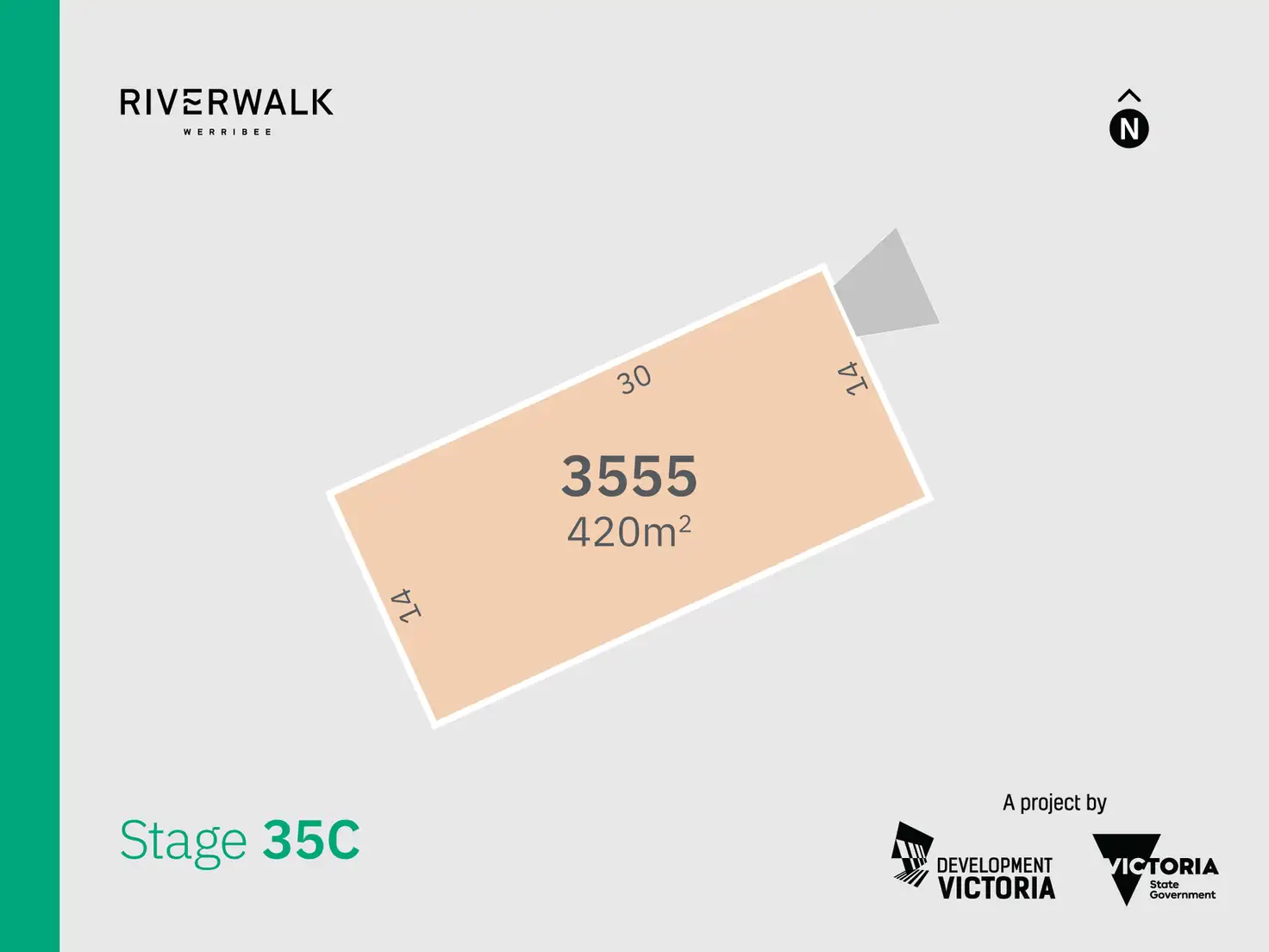 Main view of Homely land listing, Lot 3555 (Riverwalk) Breezy Circuit, Werribee VIC 3030