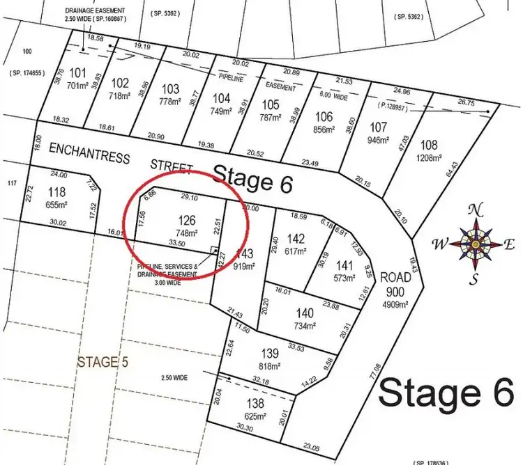 Main view of Homely land listing, Lot 126 Enchantress Street, Rokeby TAS 7019
