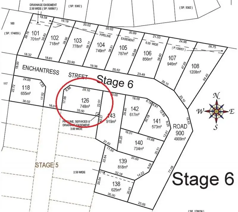 Main view of Homely land listing, Lot 126 Enchantress Street, Rokeby TAS 7019