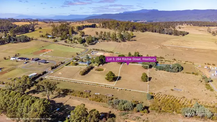Second view of Homely land listing, Lot 3, 264 Ritchie Street, Westbury TAS 7303