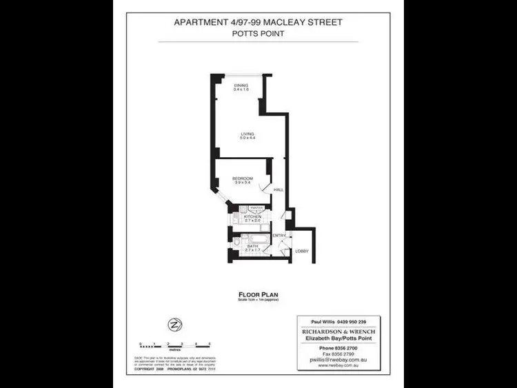 Fifth view of Homely apartment listing, 4/99 Macleay Street, Potts Point NSW 2011