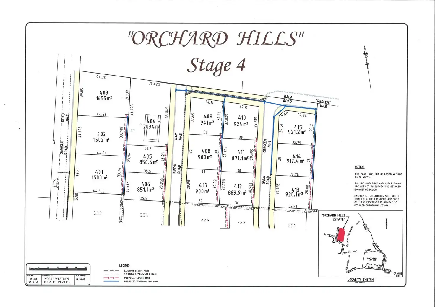 Main view of Homely land listing, Lot 410 Gala Crescent, Orchard Hills Estate Stage 4, Orange NSW 2800