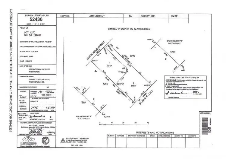 Main view of Homely land listing, 235A Macdonald Street, Kalgoorlie WA 6430