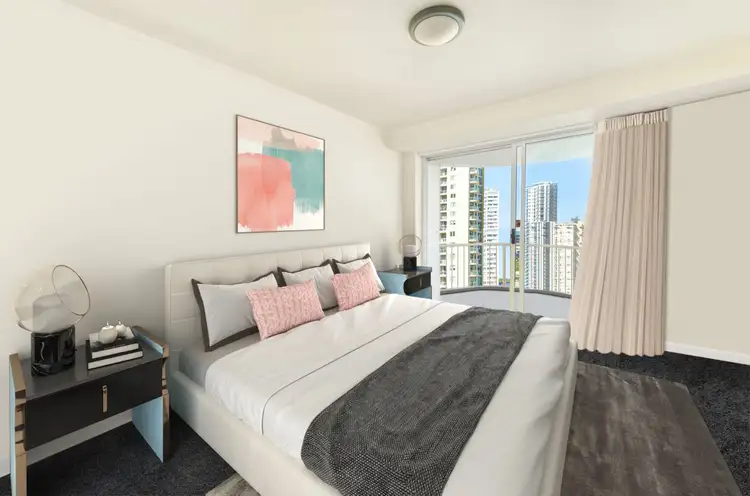 Sixth view of Homely apartment listing, Apt 628 & 629/55/132-138 Ferny Avenue, Surfers Paradise QLD 4217