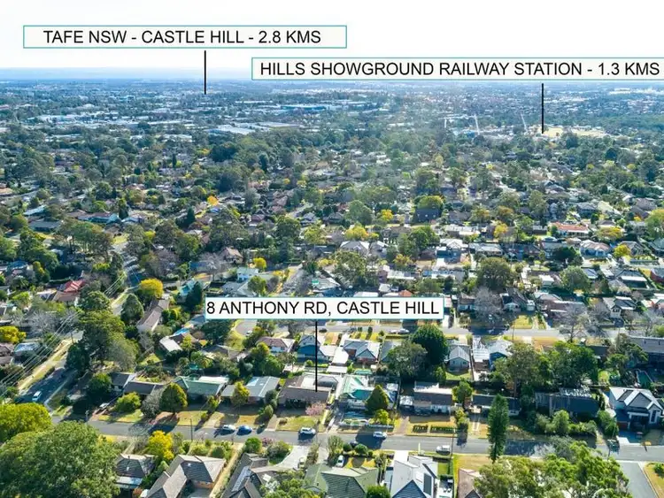 Second view of Homely house listing, 8 Anthony Road, Castle Hill NSW 2154