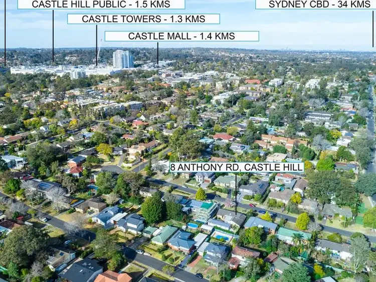 Third view of Homely house listing, 8 Anthony Road, Castle Hill NSW 2154