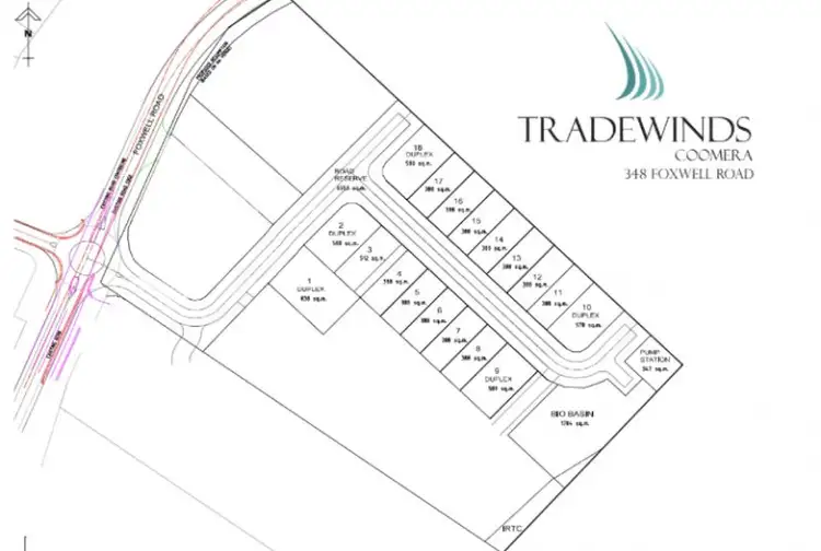 Third view of Homely land listing, LOT lot 2, 348 Foxwell Road, Coomera QLD 4209