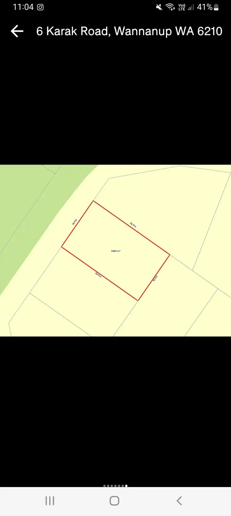 Second view of Homely land listing, 6 Karak Road, Wannanup WA 6210