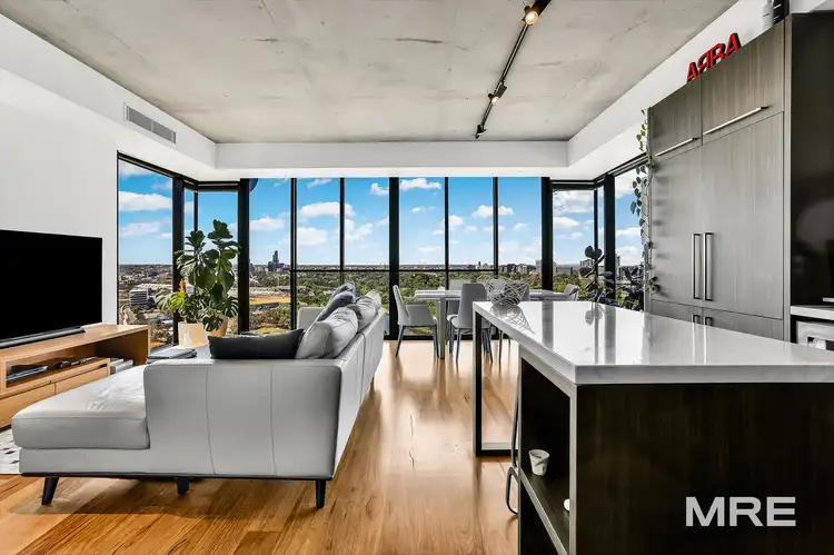 Main view of Homely apartment listing, 2201/82 Flinders Street, Melbourne VIC 3000