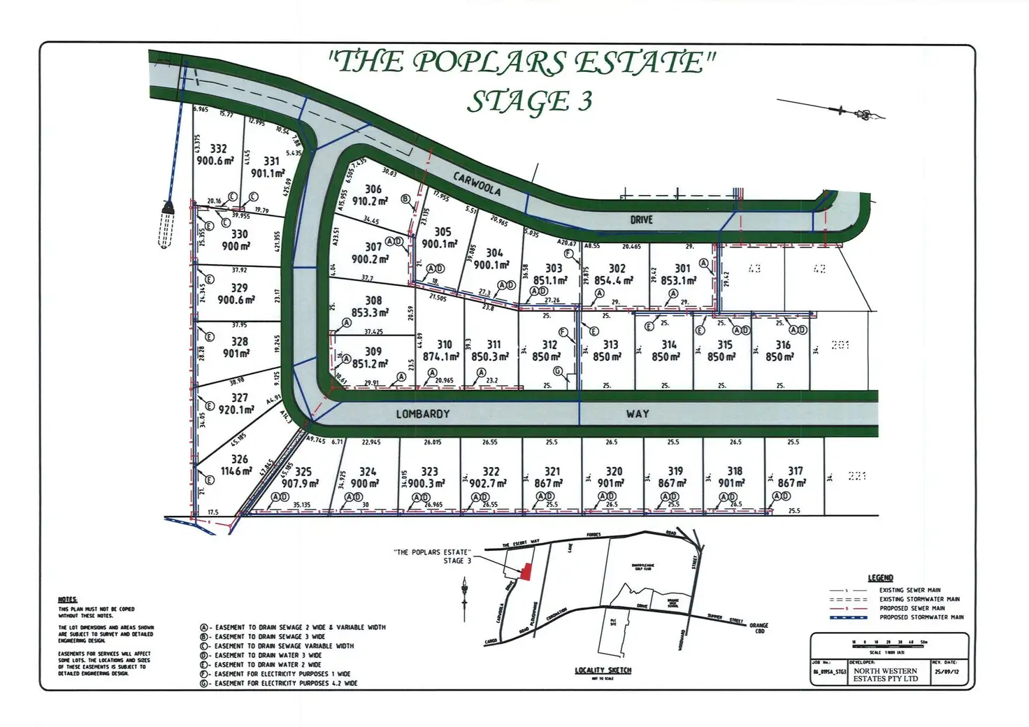 Main view of Homely land listing, Lot 317 Lombardy Way, Orange NSW 2800