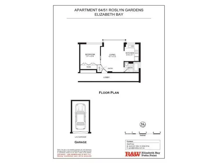 Fifth view of Homely apartment listing, 64/51 Roslyn Gardens, Elizabeth Bay NSW 2011