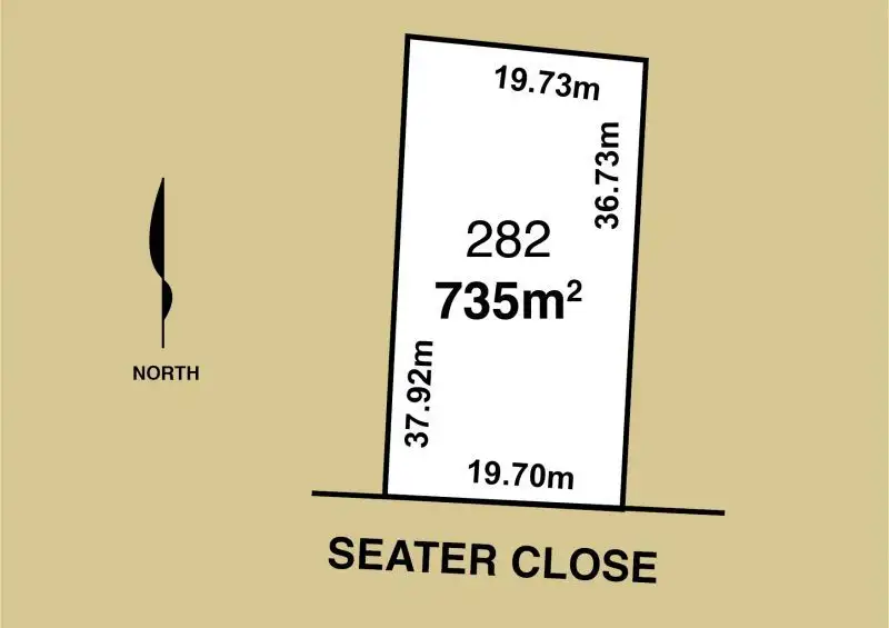 Main view of Homely land listing, LOT 282, Lot 282 Seater Close, Horsham VIC 3400