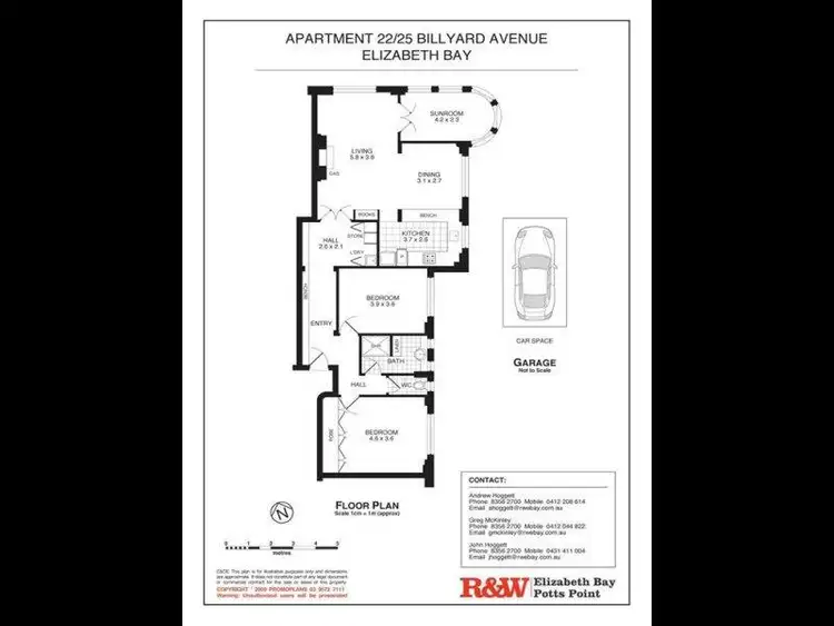 Fifth view of Homely apartment listing, 22/25 Billyard Avenue, Elizabeth Bay NSW 2011