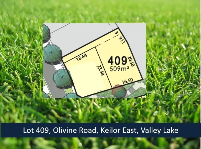 Main view of Homely land listing, Lot 409 Olivine Road, Keilor East VIC 3033