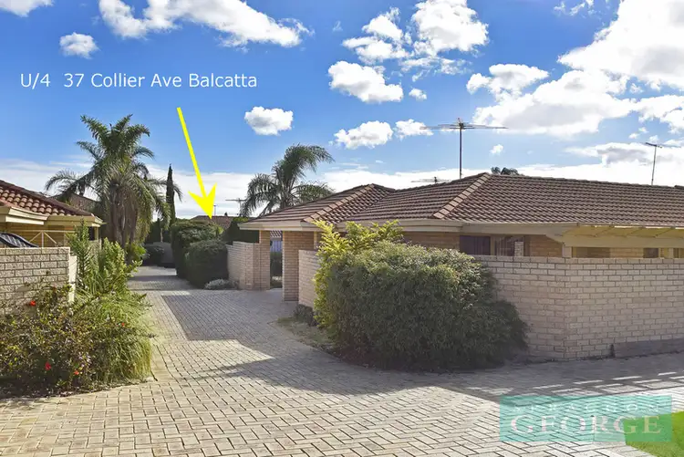 Main view of Homely villa listing, 4/37 Collier Avenue, Balcatta WA 6021