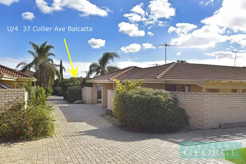 Main view of Homely villa listing, 4/37 Collier Avenue, Balcatta WA 6021