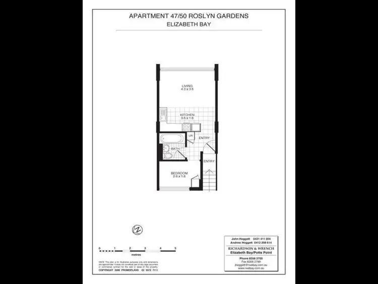 Fifth view of Homely apartment listing, 47/50 Roslyn Gardens, Elizabeth Bay NSW 2011