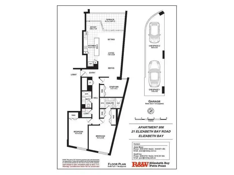Fifth view of Homely apartment listing, 806/21 Elizabeth Bay Road, Elizabeth Bay NSW 2011