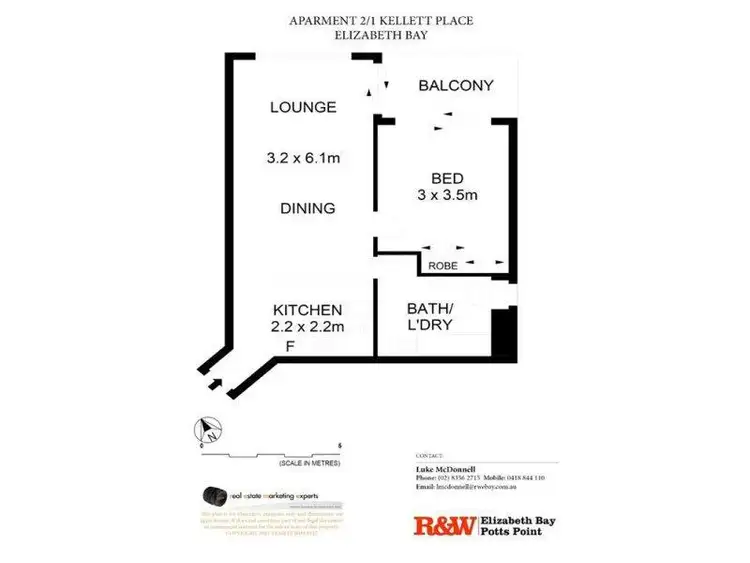 Fifth view of Homely apartment listing, 2/1 Kellett Place, Elizabeth Bay NSW 2011