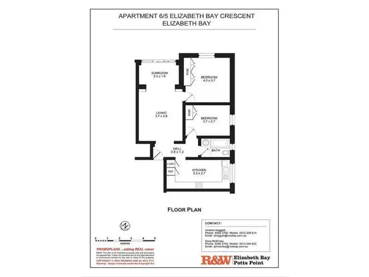 Fifth view of Homely apartment listing, 6/5 Elizabeth Bay Crescent, Elizabeth Bay NSW 2011