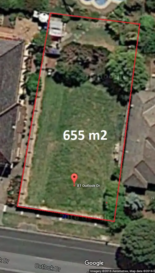 Main view of Homely land listing, 81 Outlook Drive, Dandenong North VIC 3175