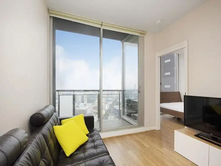 Second view of Homely apartment listing, 3208/8 Franklin Street, Melbourne VIC 3000