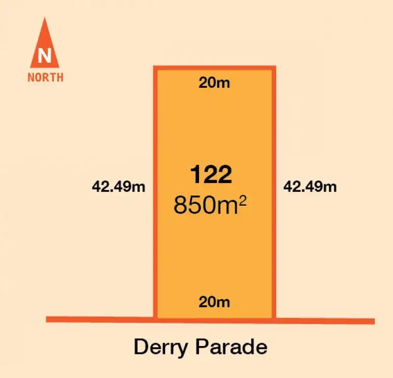 Main view of Homely land listing, Lot 122 Derry Parade, Horsham VIC 3400