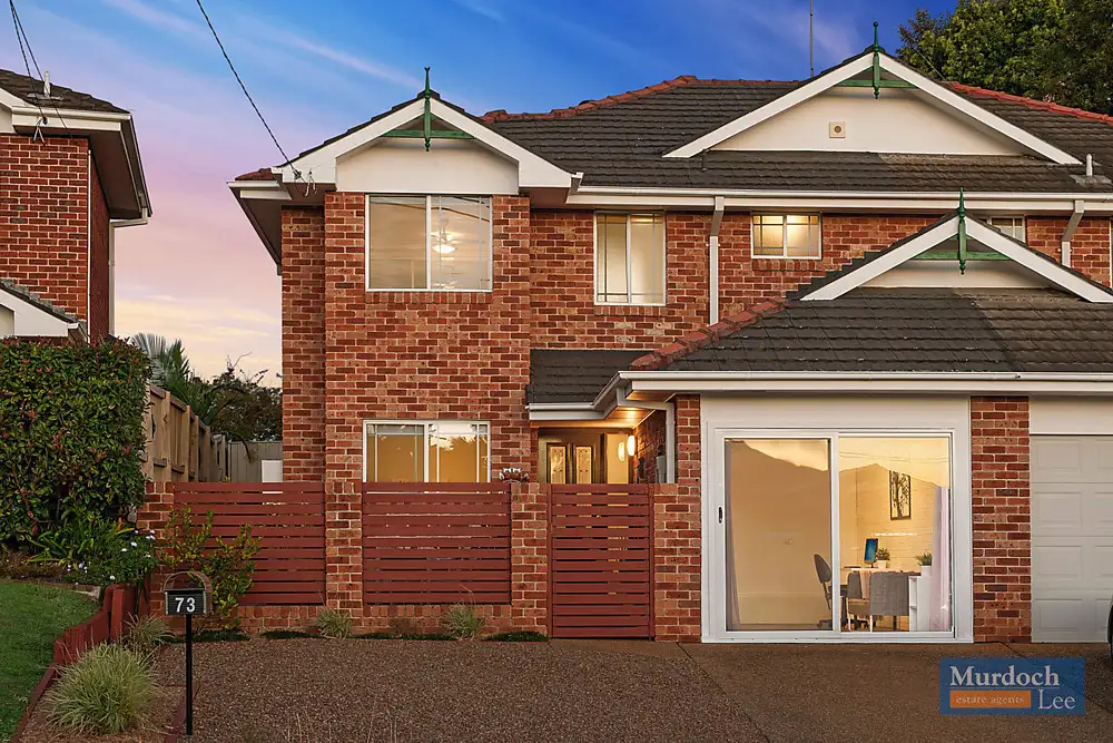 Main view of Homely semi-detached listing, 73 Franklin Road, Cherrybrook NSW 2126