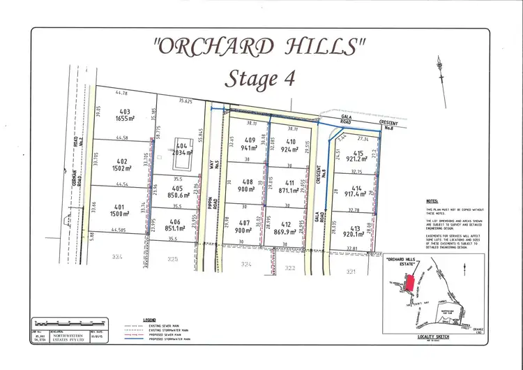 Main view of Homely land listing, Lot 412 Gala Crescent, Orchard Hills Stage 4, Orange NSW 2800
