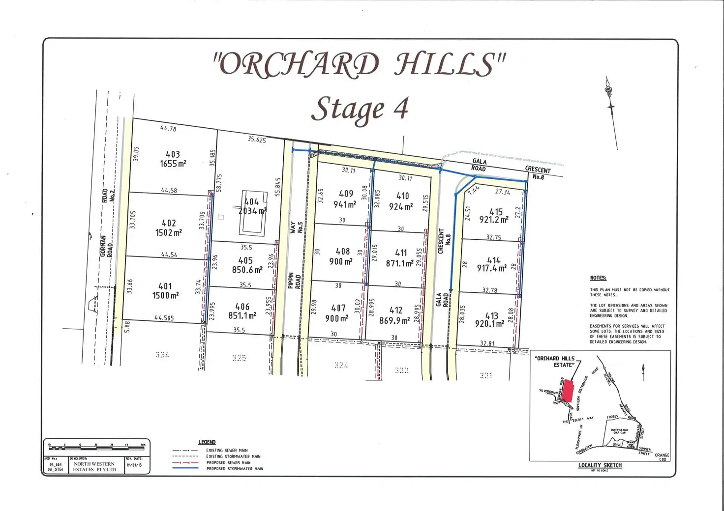 Main view of Homely land listing, Lot 412 Gala Crescent, Orchard Hills Stage 4, Orange NSW 2800