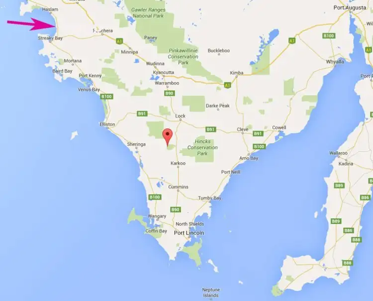 Second view of Homely land listing, 1 Ferret Place Perlubie via, Streaky Bay SA 5680