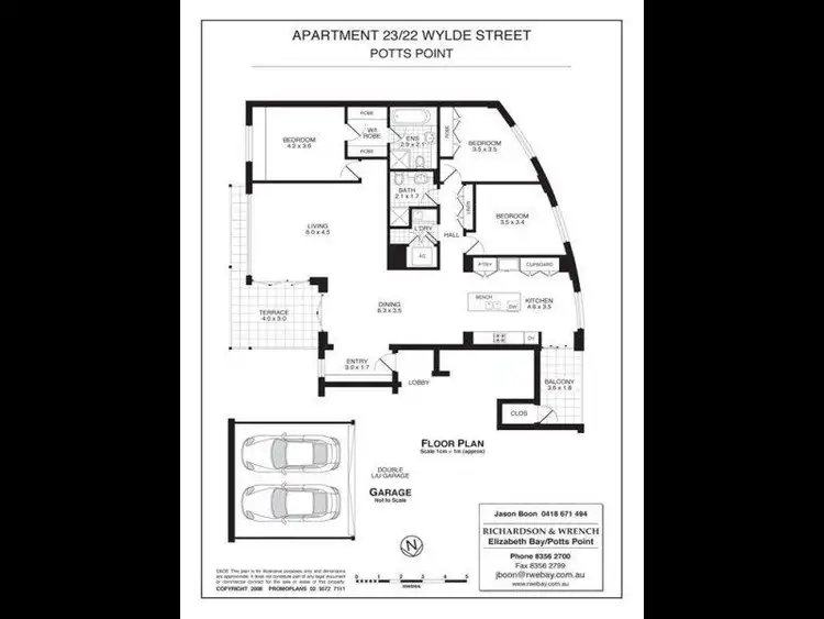 Fifth view of Homely apartment listing, 23/22 Wylde Street, Potts Point NSW 2011