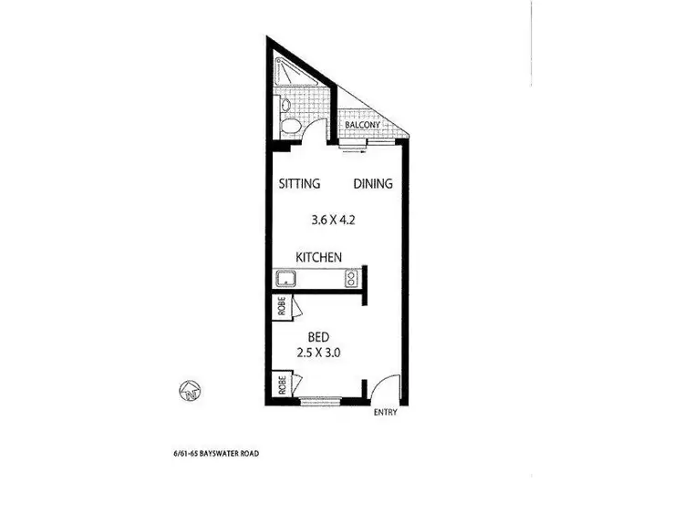 Sixth view of Homely apartment listing, 6/61 Bayswater Road, Potts Point NSW 2011