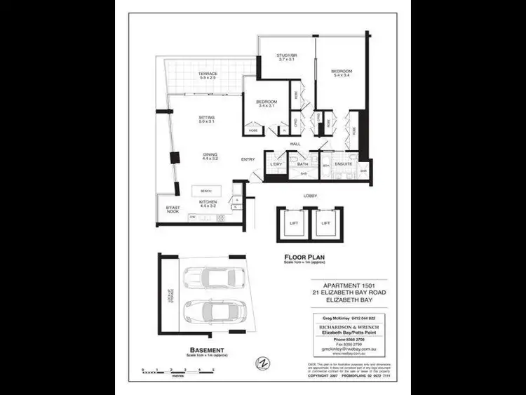 Fifth view of Homely apartment listing, 1501/21 Elizabeth Bay Road, Elizabeth Bay NSW 2011