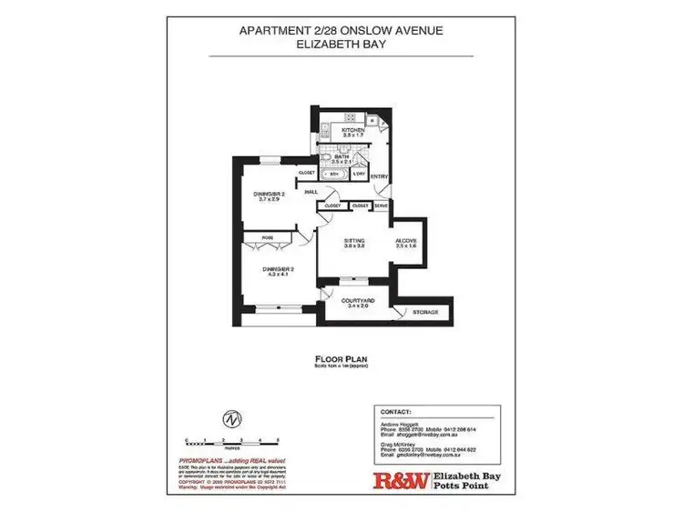 Fifth view of Homely apartment listing, 2/28 Onslow Avenue, Elizabeth Bay NSW 2011