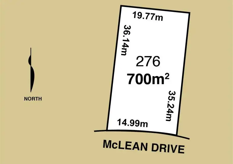 Main view of Homely land listing, LOT 276, Lot 276 McLean Drive, Horsham VIC 3400