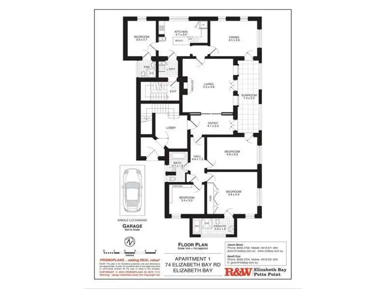 Fifth view of Homely apartment listing, 1/74 Elizabeth Bay Road, Elizabeth Bay NSW 2011